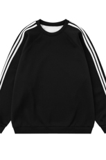 白底23新款秋季时尚百搭宽松圆领套头情侣卫衣B900P35控58，男装卫衣，电商A247-1