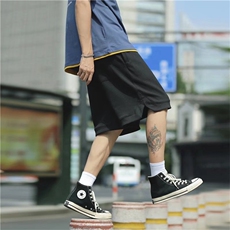 短裤男士夏季2022新款潮牌冰丝休闲五分马裤D85P28，男装休闲裤，星座1116-2