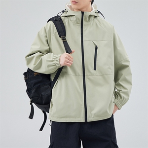 新款现货户外双面穿连帽夹克男 冲锋衣外套JK903 -P80图片