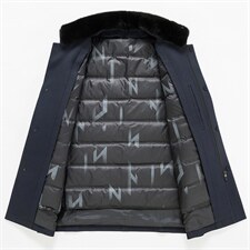 S72065冬季男士可脱卸内胆白鹅绒羽绒服保暖外套修身潮流风衣P310，男装风衣，电商B360