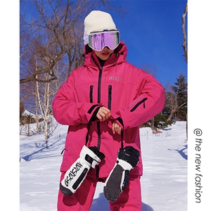 24冬防水防风保暖中性情侣户外单板加绒加厚滑雪服男女HF88-P195图片