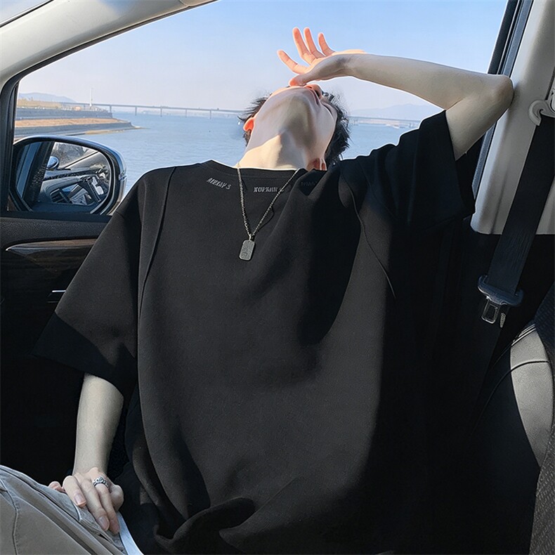2026美式重磅冰感短袖T桖春夏DX2601特P28控59,男装T恤,电商B208