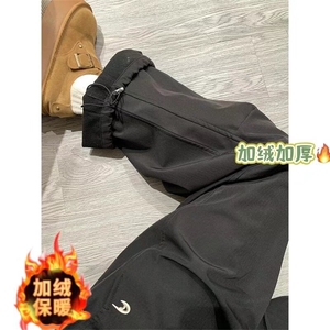 大货DK50JR-批48加绒加厚休闲工装高腰运动阔腿裤图片