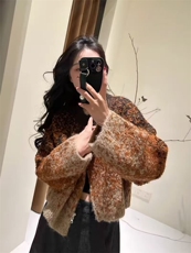 2025年秋季长袖时尚百搭通勤简约休闲开衫外套，女装针织衫/毛衣，织己羊绒