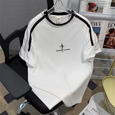 时尚~新款短袖T恤男夏季韩版潮流半袖上衣港风宽松休闲潮牌体恤衫，男装T恤，星座1013