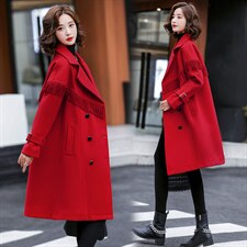 2022年冬季时尚简约大方气质优雅舒适棉服外套，女装毛呢外套，依如秀(原杭风阁)