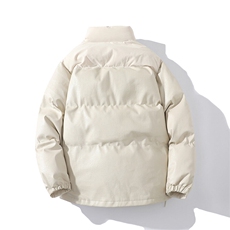加厚皮棉衣男立领男士休闲棉袄潮流冬季棉服PU皮拼接A266-P01-P80，男装棉衣，电商A266