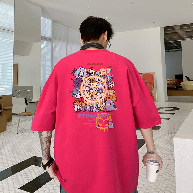 已注册得物抖音短袖T恤重磅280克TB4308批30纯棉220克T4308P25,男装T恤,电商C408(原B339-1)