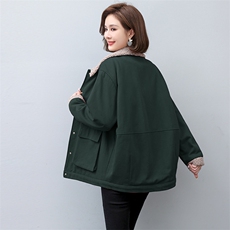 2022新款冬季女装仿羊羔毛保暖加绒外套时尚宽松显瘦棉服，女装棉衣/棉服，悦见她