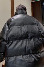 港风鳄鱼纹可拆卸四芒星胸针设计潮流休闲棉衣男MY77733P128控168，男装棉衣，星座227-7