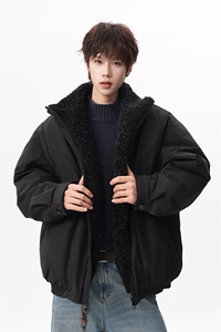 现货 座山雕羽绒服立领毛领加厚保暖宽松外套225-2-Y216-P228图片