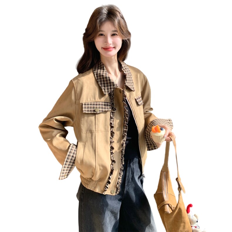【2026春季新款】设计师款花边棒球服088-9801P165K268,女装短外套,2C088