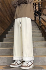 加绒加厚欧棉绒灯芯绒休闲裤直筒弯刀裤A493特P45控78，男装休闲裤，电商A309