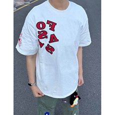全刺绣夏季新款T恤短袖学生潮情侣上衣BT016-特P28，男装T恤，星座412-3