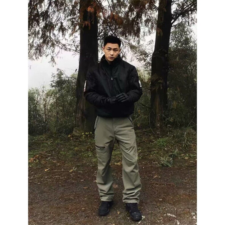 GTAL美式加绒三防硬壳冲锋裤男女秋冬加厚户外机能徒步登山工装裤,男装休闲裤,星座1608-2