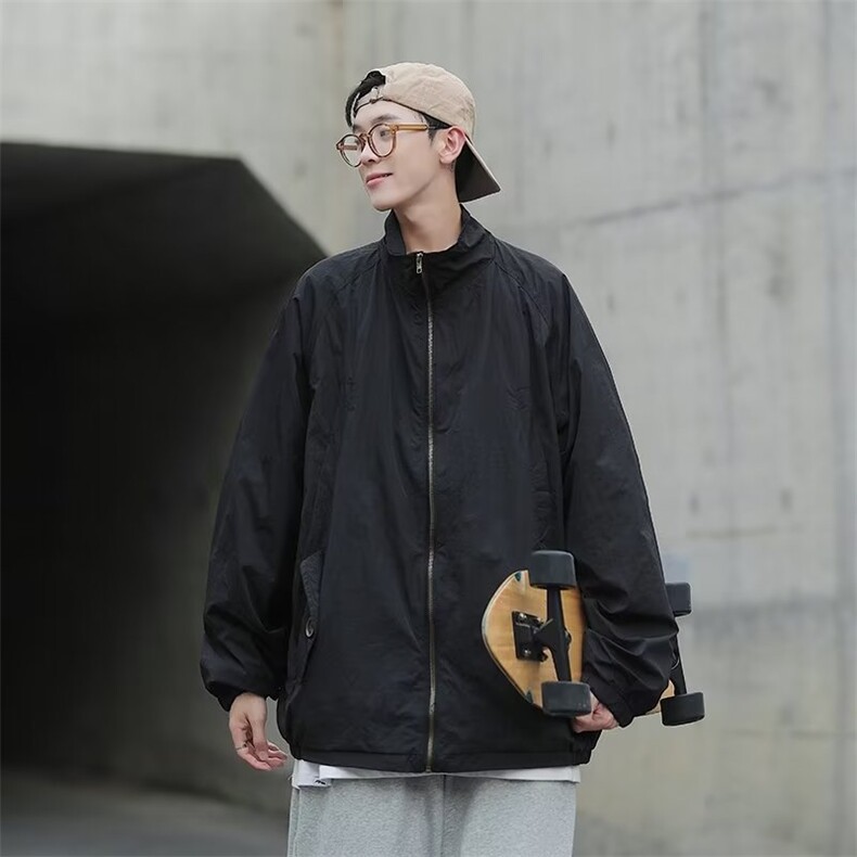 cityboy简约男秋季外套潮牌街头拉链夹克MJ15P48图片