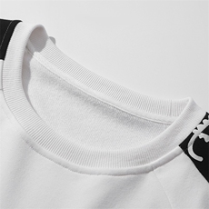 2025春季新款潮牌撞色拼接重磅圆领卫衣A068-MLWY22-TP35，男装卫衣，电商A068