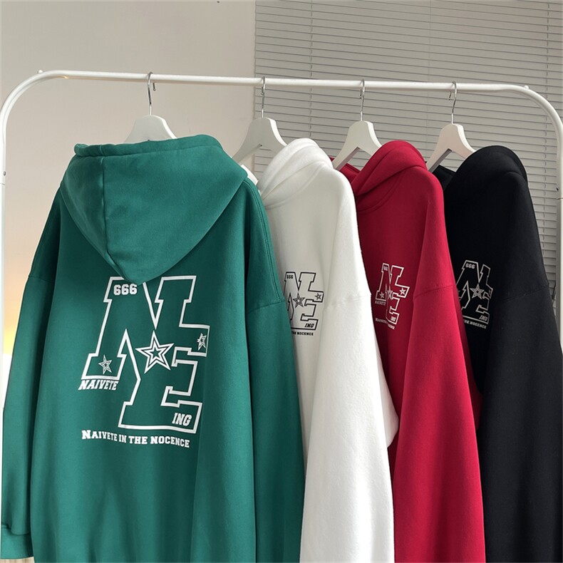 抖音直播供货420克华棉连帽卫衣A158-WY63-P65控78主推差价,男装卫衣,电商A158