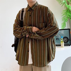 男春秋情侣宽松休闲衬衣GC32P33，男装衬衫，星座1116-2