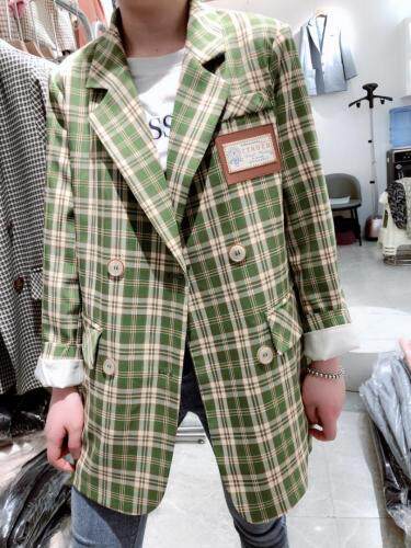 格子西装，女装西装，时代公主