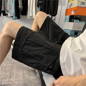 夏季短裤5分宽松休闲韩版潮流简约百搭清凉学生ins潮港版五分裤图片
