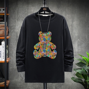 TX3222-P25 纯长袖t恤男大码圆领打底衫体恤 展架图片