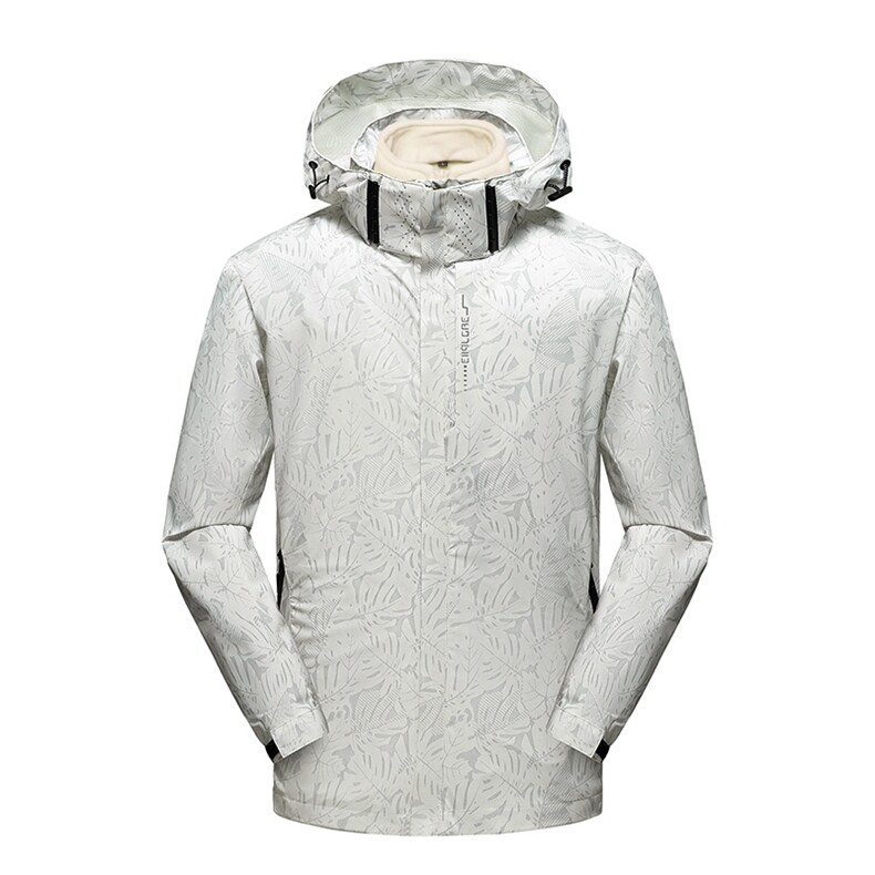 三合一2023新款秋冬防风防雨男登山服冲锋衣夹克外套黑6268A-P90,男装夹克,星座1402-1