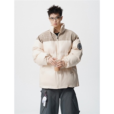 PU皮棉服冬季宽松港风棉衣立领冬装棉袄PM01-P115限168抖音控178，男装棉衣，电商B370