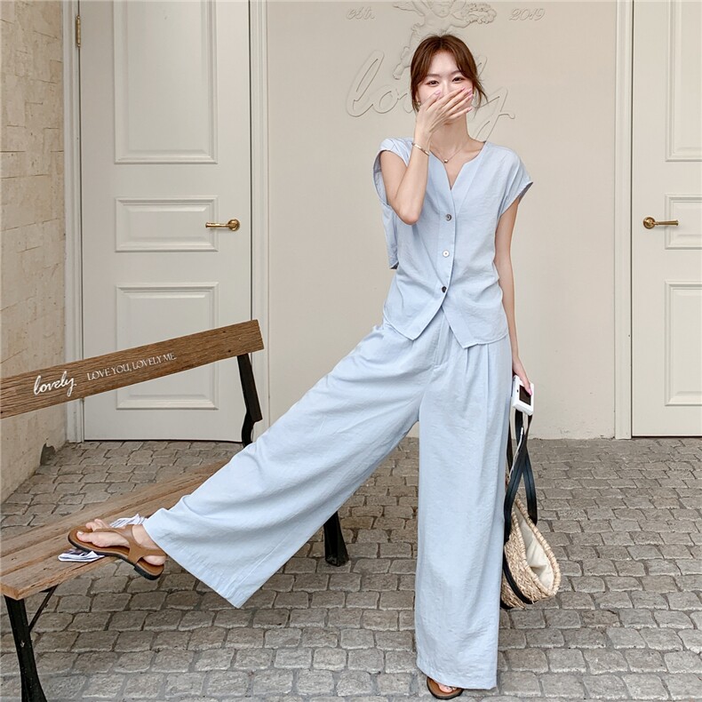 现货后背绑带套装2C090-8883-P135-K188,女装套装/套裙,2C090
