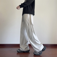 KP857P45港风休闲裤直筒拖地裤束脚裤卫裤，男装休闲裤，星座1204-3