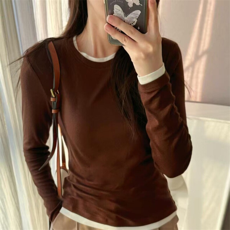 短袖t恤女2025新款夏季薄款宽松显瘦打底上衣小衫,女装T恤,淘淘羊羊绒