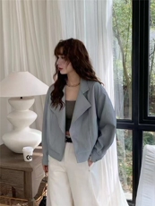 短款皮衣外套女春秋2025年新款酷飒风机车服，女装皮衣，泰合衣坊