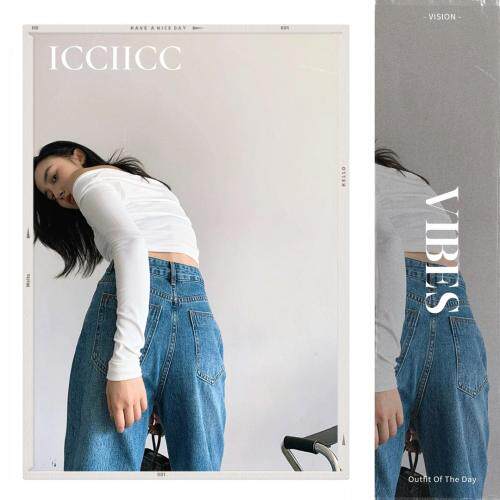 各种牛仔裤和面料裤，还有T和卫衣，女装牛仔裤，icciicc