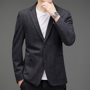 DJ8815钱塘2020-3秋冬季新款时尚休闲简约中年男士西服P152图片
