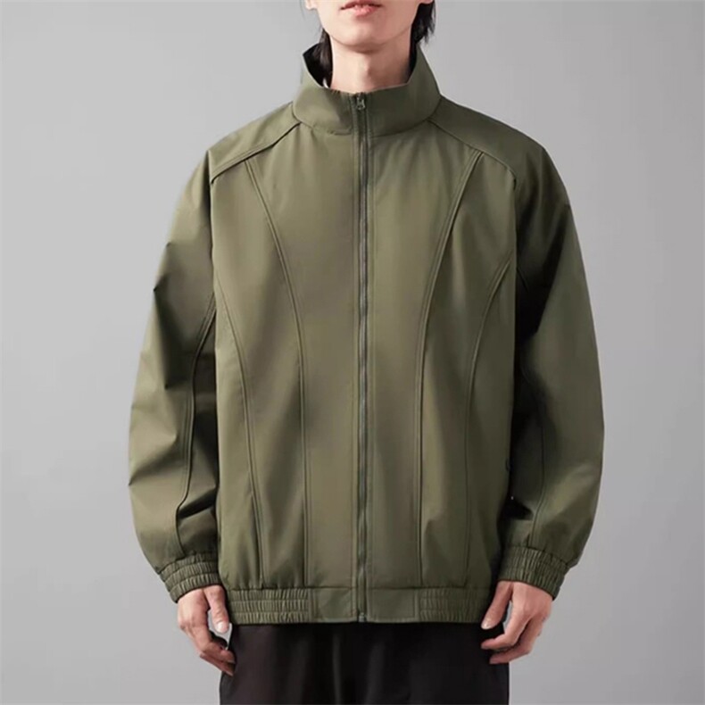 现货美式休闲加厚雪山棉衣夹克外套立领纯色三防户外工装棉服，男装夹克，电商A486