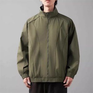 现货美式休闲加厚雪山棉衣夹克外套立领纯色三防户外工装棉服,男装夹克,电商A486