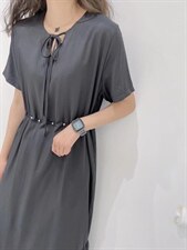 汪尚春·shangchun?w 夏季新品商场订单腰穿珠连衣，其它，SHANGCHUN·W 汪尚春