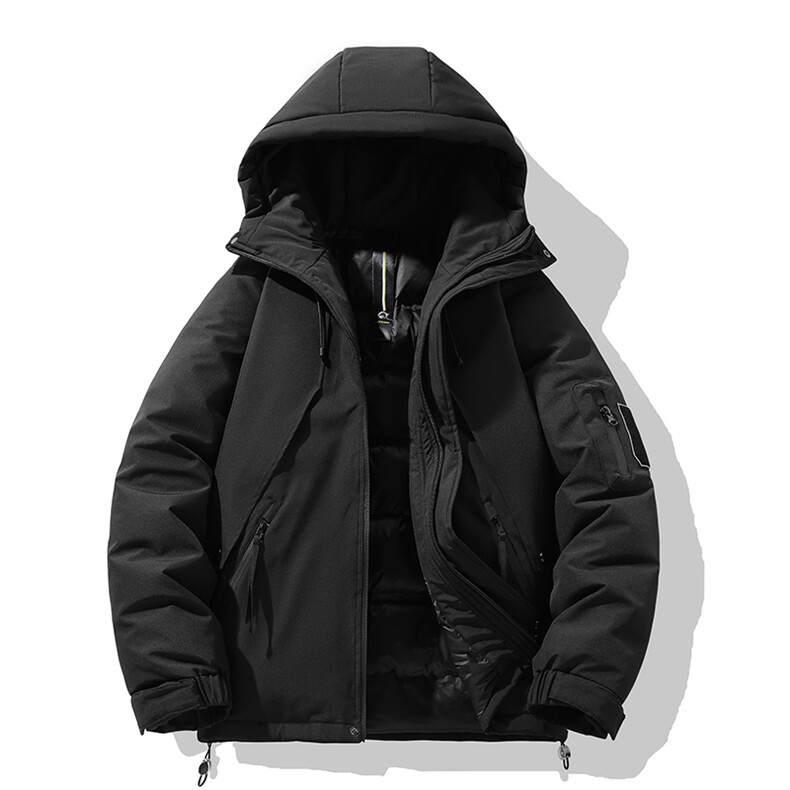 冬季工装连帽防寒保暖白鸭绒羽绒服大衣外套A406Y93657P228,男装羽绒服,星座309（原A406）