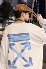 ！主推！2023春季潮牌男士圆领卫衣百搭长袖T恤上衣WY142P35，男装卫衣，电商B220