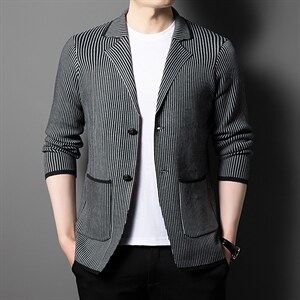 BJ13007钱塘2020-2中青年男士春秋薄款时尚休闲帅气西服P57图片