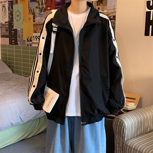 秋季运动外套男休闲宽松韩版百搭学生ins港风帅气风衣 W1213-P42图片