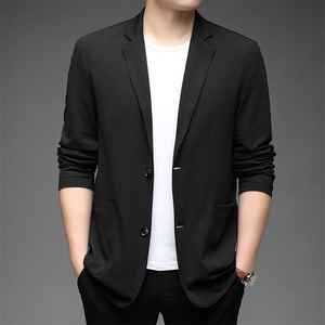 男士新款西装外套男秋季中年休闲单件上衣爸爸西服HPN688053-P170图片