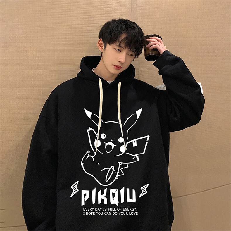 纯棉连帽卫衣男大码运动帽衫宽松薄WY2078-P35图片
