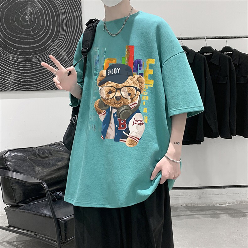 DX17211-P20纯棉短袖t恤男大码半袖打底衫宽松体恤衫大皂风,男装T恤,电商A040