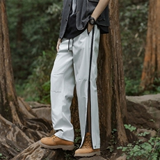 春秋夏季户外登山冲锋裤男款速干宽松直筒休闲裤，男装休闲裤，星座410-7