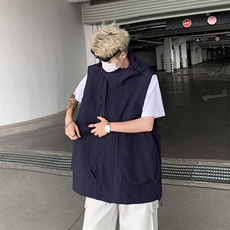 F274-P482024新款机能坎肩连帽马甲男夏季潮牌百搭工装背心现货，男装背心/马甲，星座512-6