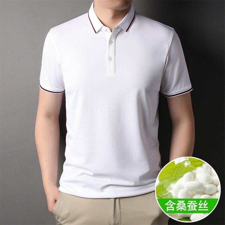 纯色休闲Polo衫男短袖夏季青年百搭T恤男上衣CMJZ3377-P53,男装T恤,星座1105-3