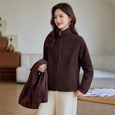 现货刺绣纯色卫衣女，女装卫衣/绒衫，韩派