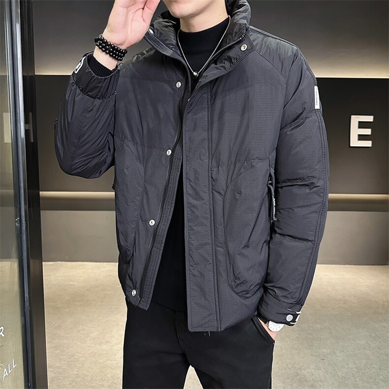 新款羽绒服男款2026年青年潮流休闲白鸭绒冬季外套保暖冬装,男装羽绒服,钱塘6003（原4033）