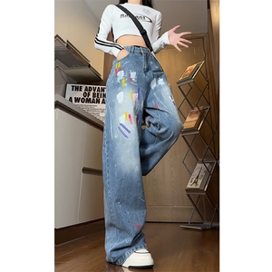 《现货主推》女装类目 喷漆牛仔裤NB2556-P65 控88图片